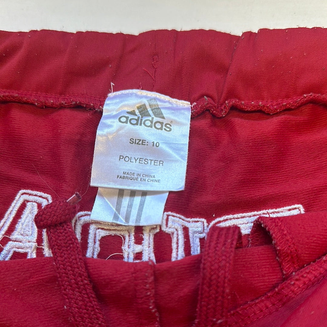 vintage red adidas joggers