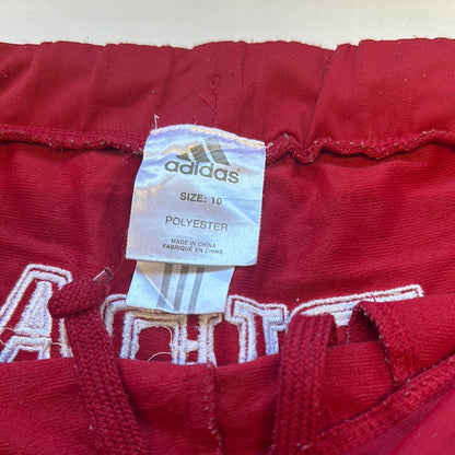 vintage red adidas joggers