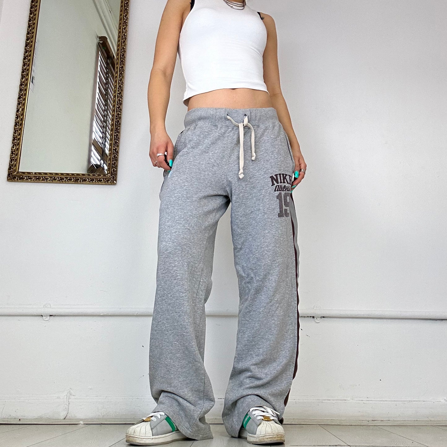 baggy grey nike joggers