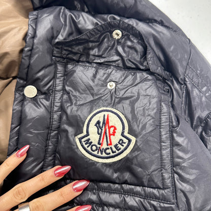 vintage moncler black puffer coat