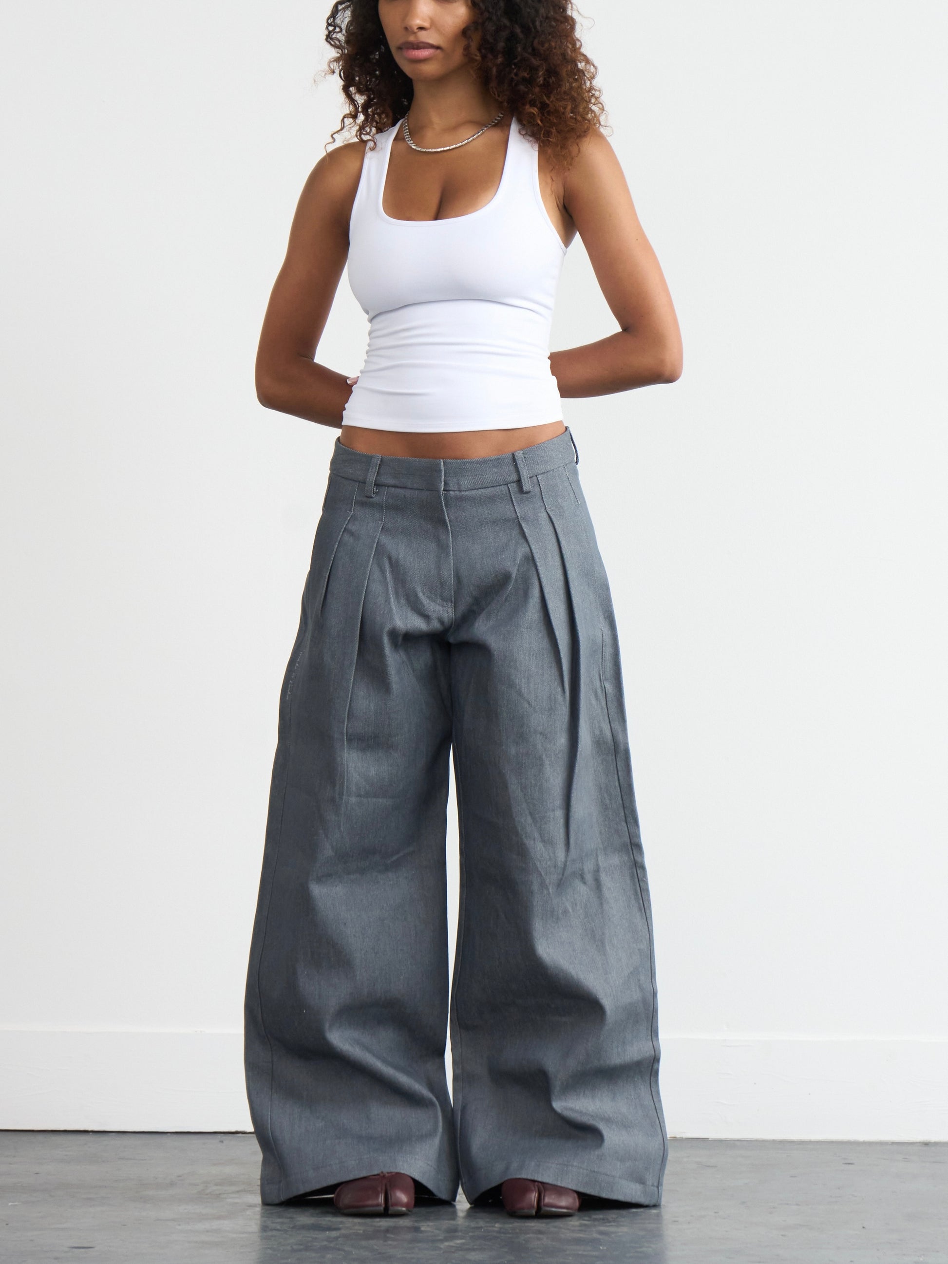 jean Parker - denim gris cadet