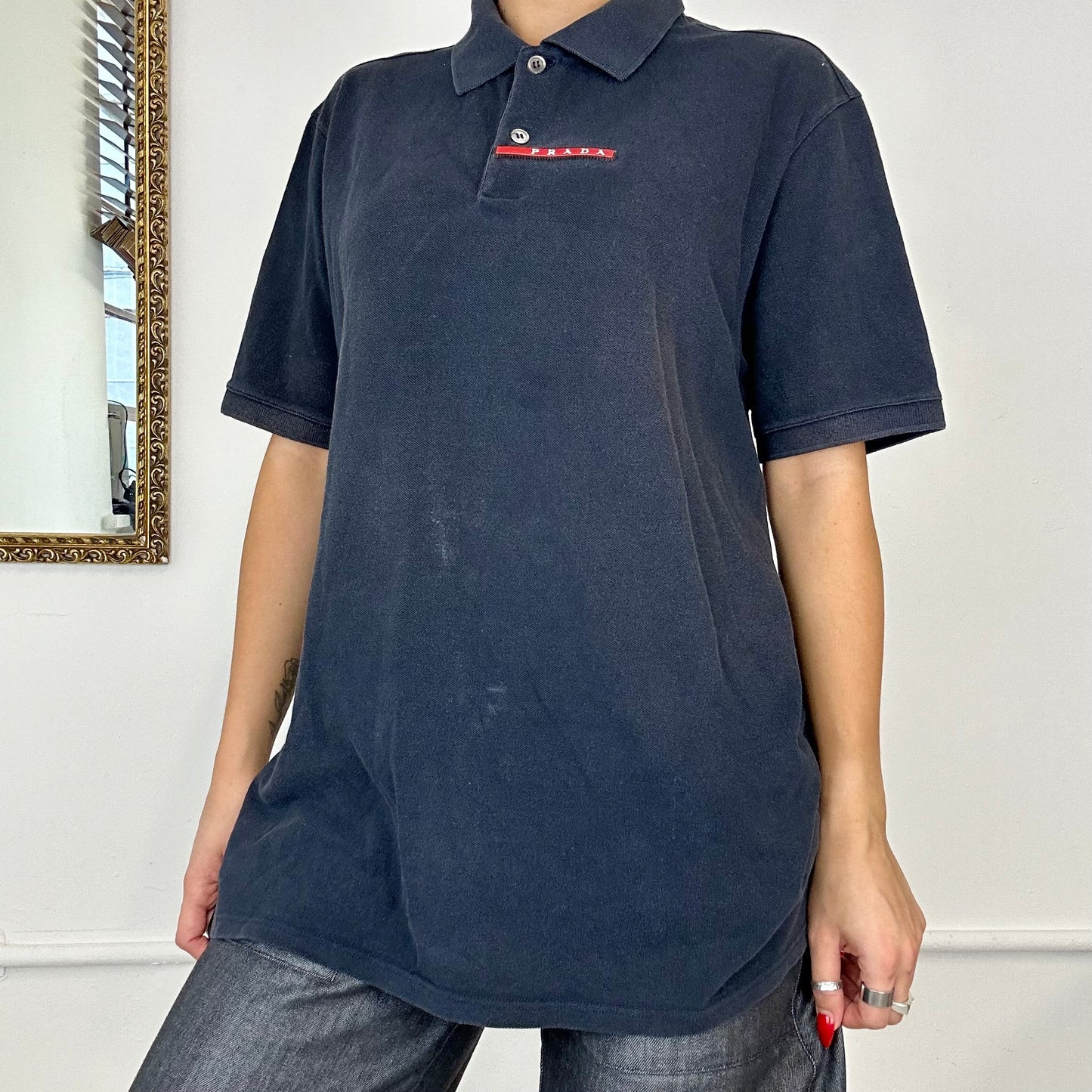 90’s prada polo shirt