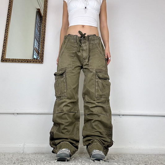 00s wide leg cargo trousers