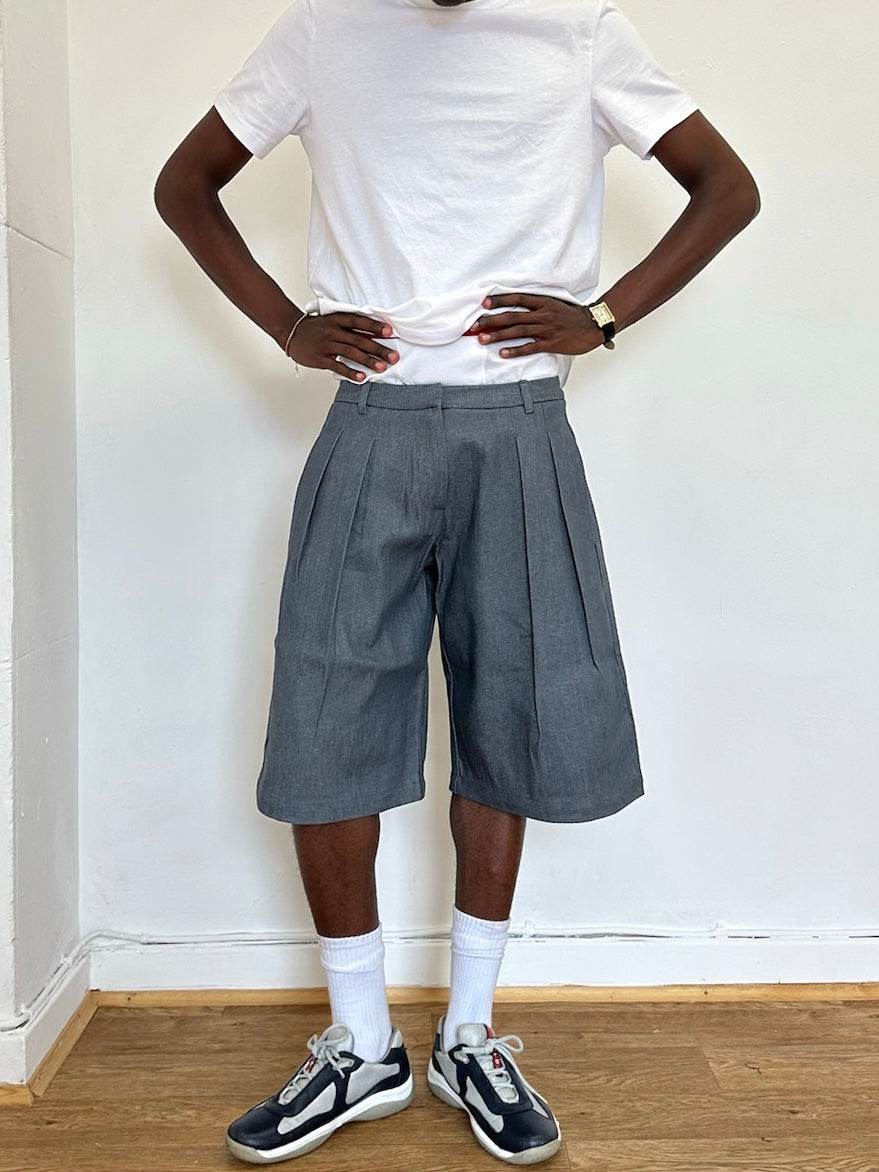 Parker Short – Cadet Grey Denim