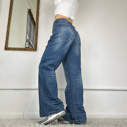 00s wide leg baggy cargo jeans