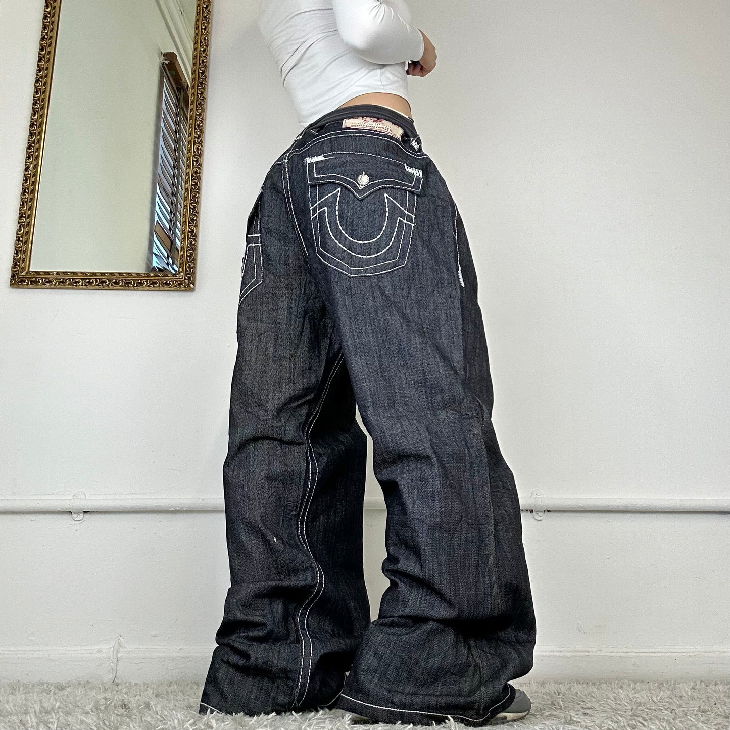 true religion super baggy 90s jeans