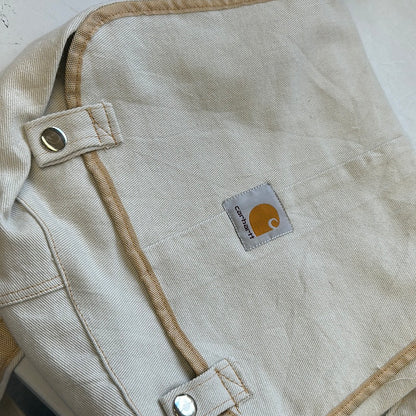 cream carhartt crossbody bag