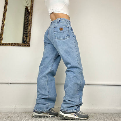 light wash baggy carhartt jeans