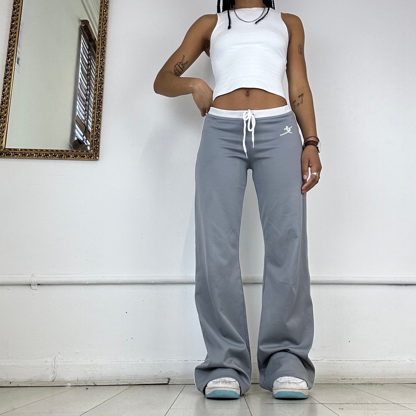 00's pimkie grey tracksuit bottoms