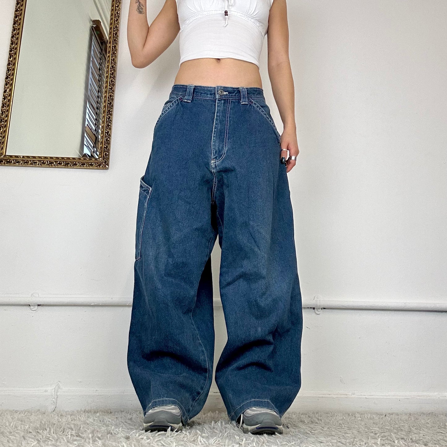 90s baggy hobo cargo jeans