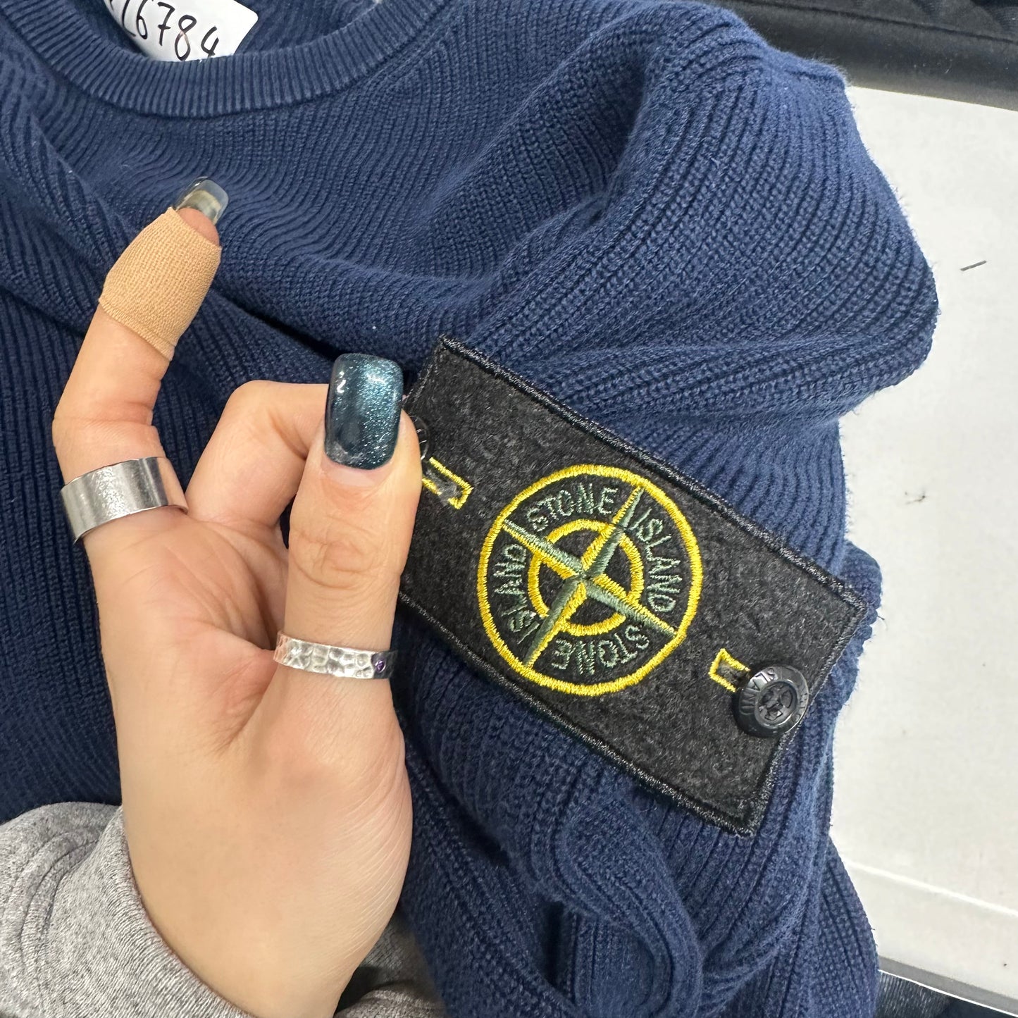 stone island knitted jumper