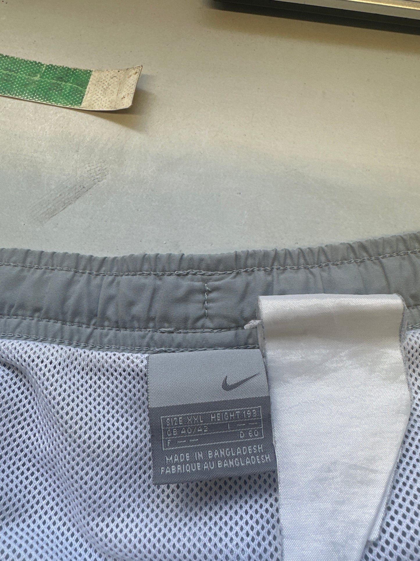 baggy grey nike track shorts