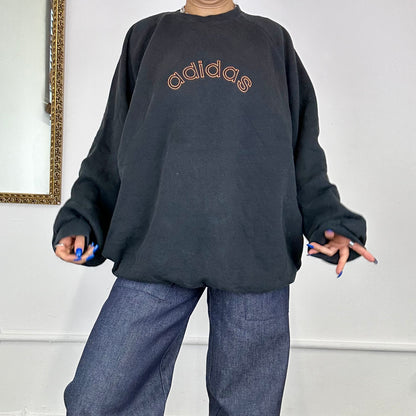 vintage adidas spellout sweatshirt