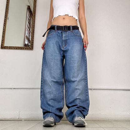 90's baggy jeans by rocawear