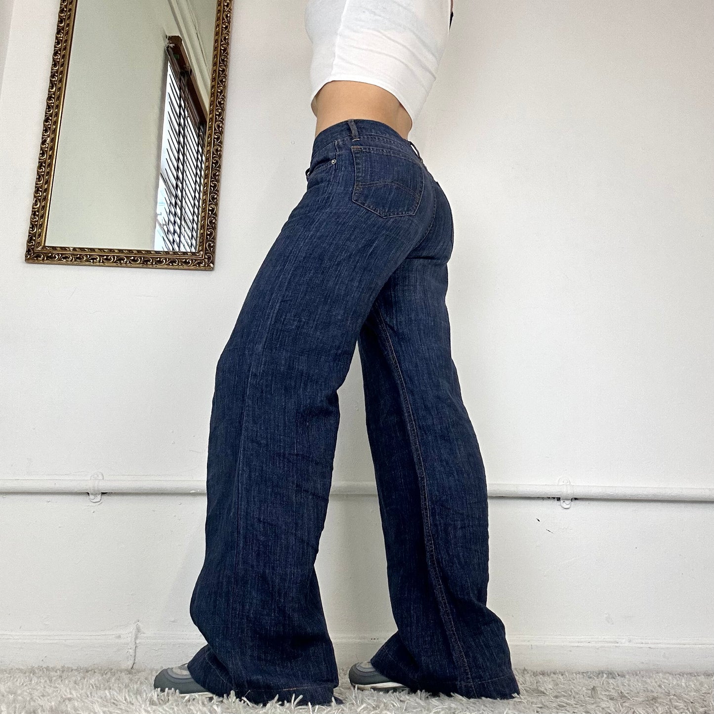 90s baggy wide leg jeans by marlboro classics