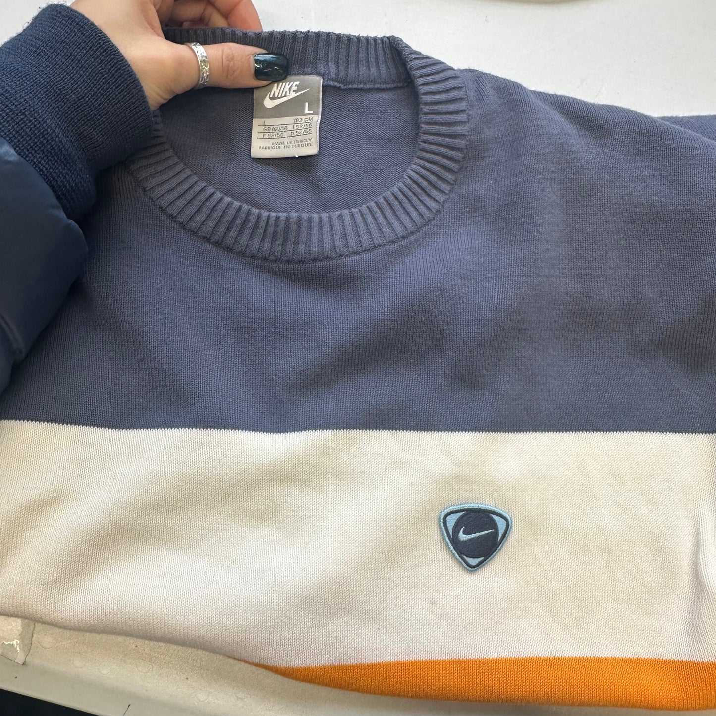 vintage nike knitted jumper