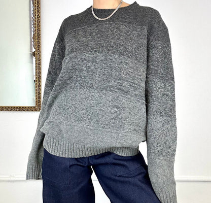 grey wool jumper