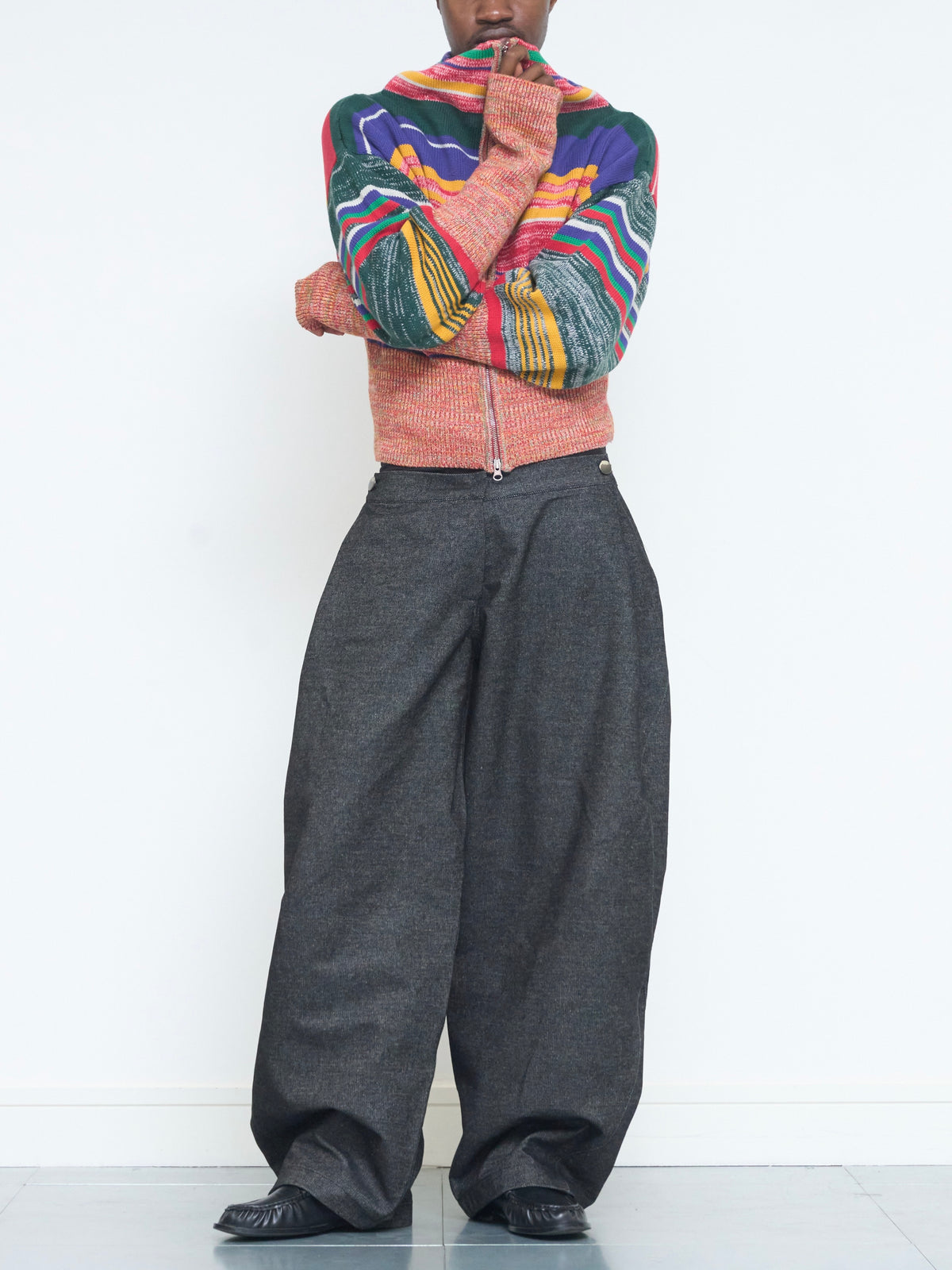 rowan balloon jumper - multi knit