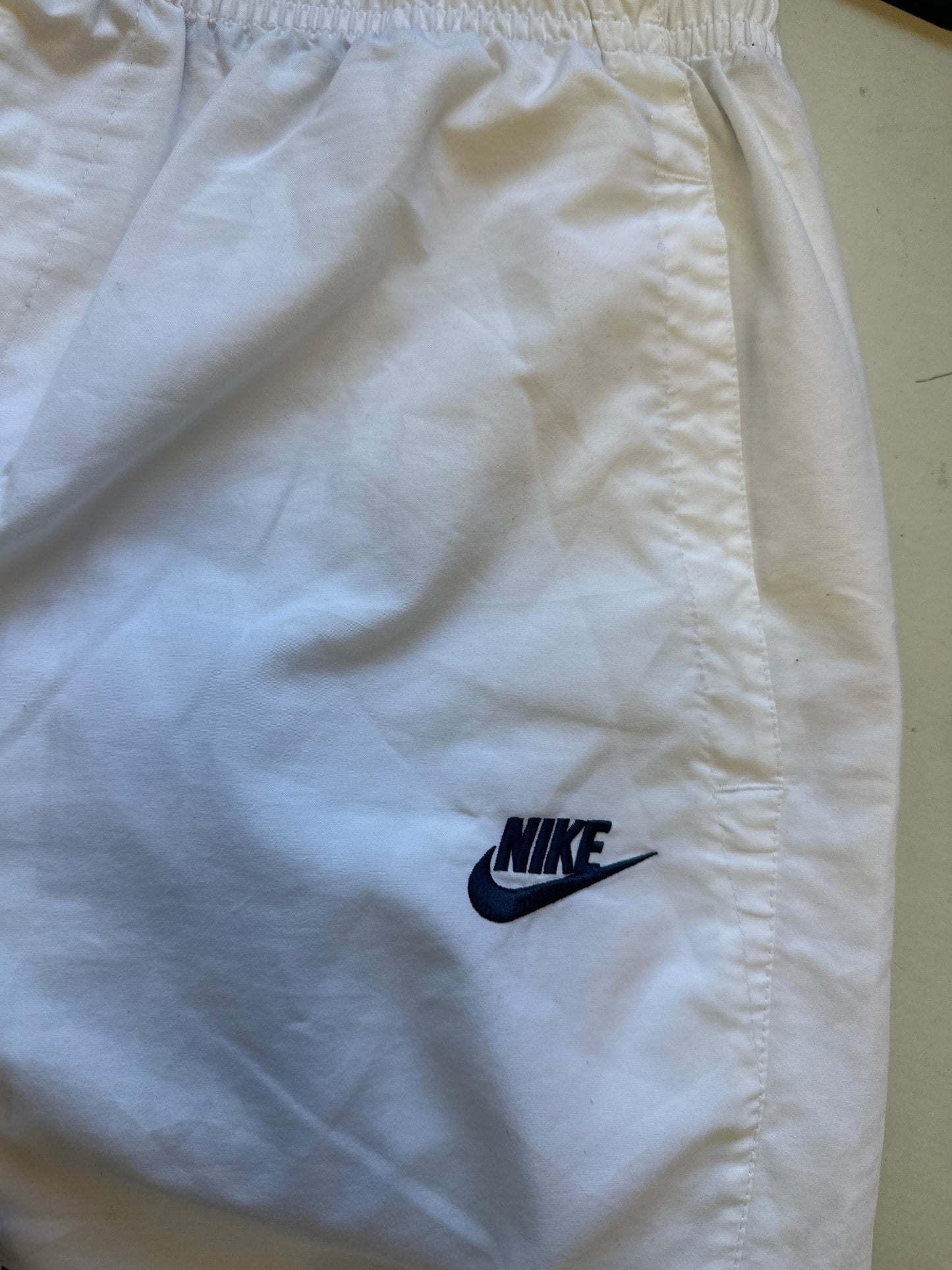 vintage white nike tracksuit bottoms