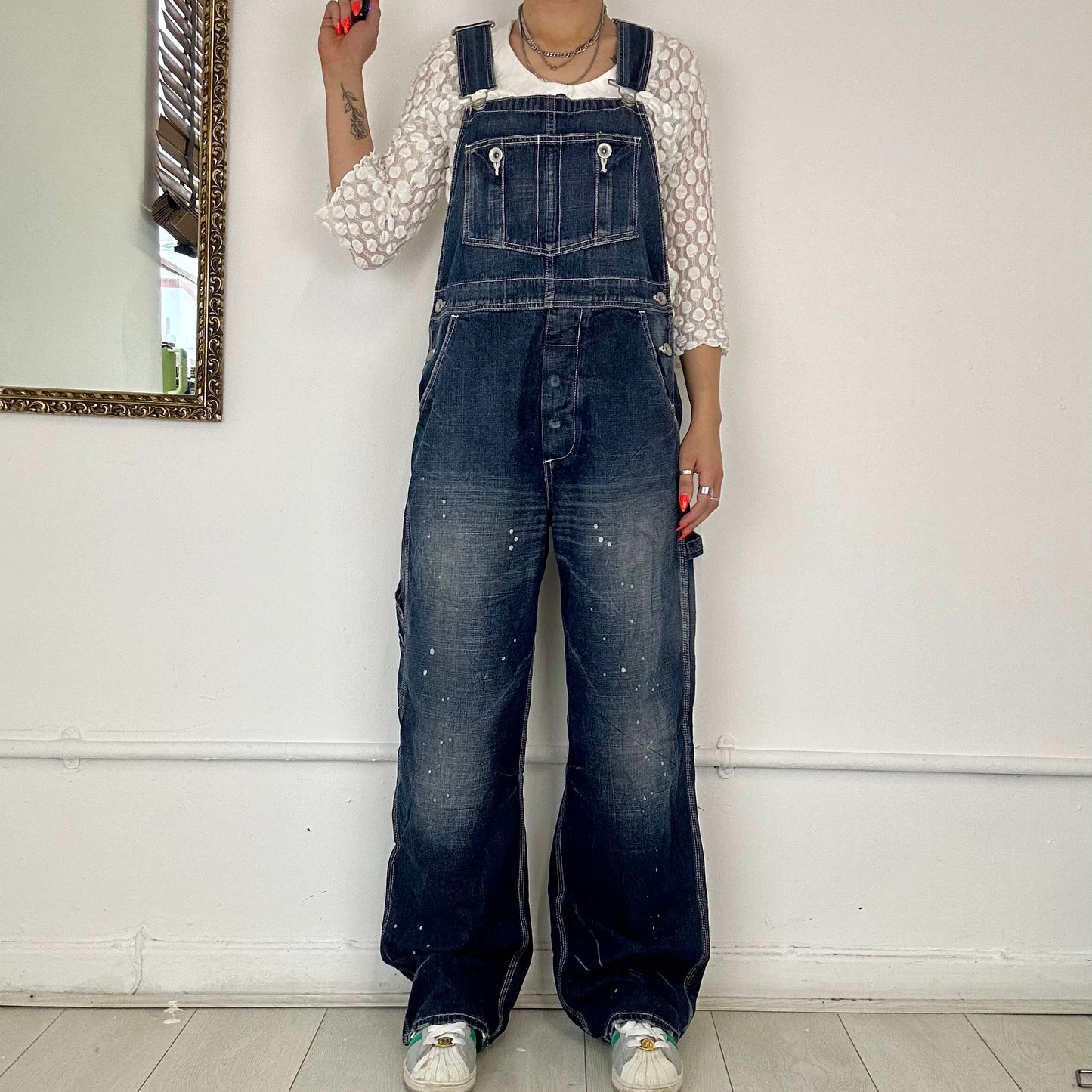 vintage denim dungarees from blue trip