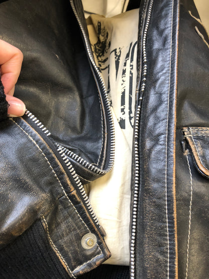 mustang vintage leather jacket