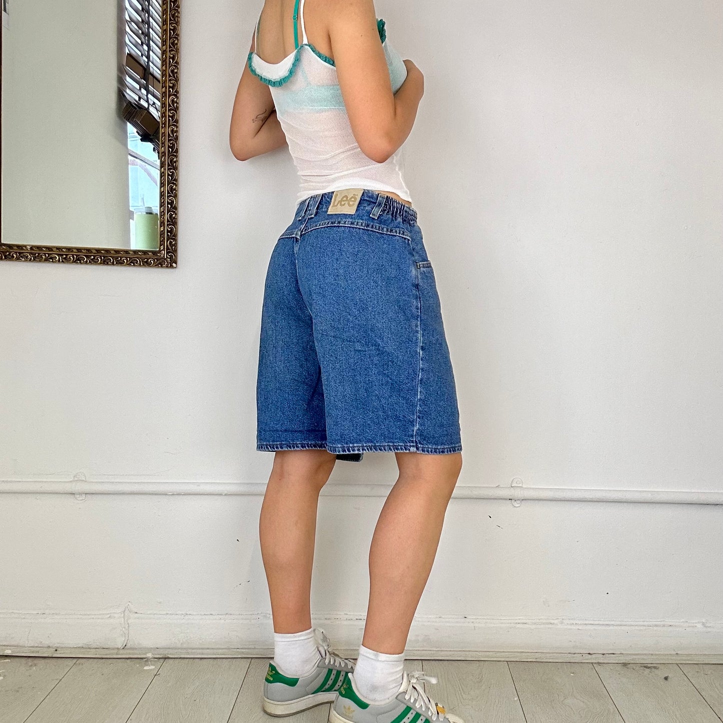 baggy denim LEE shorts