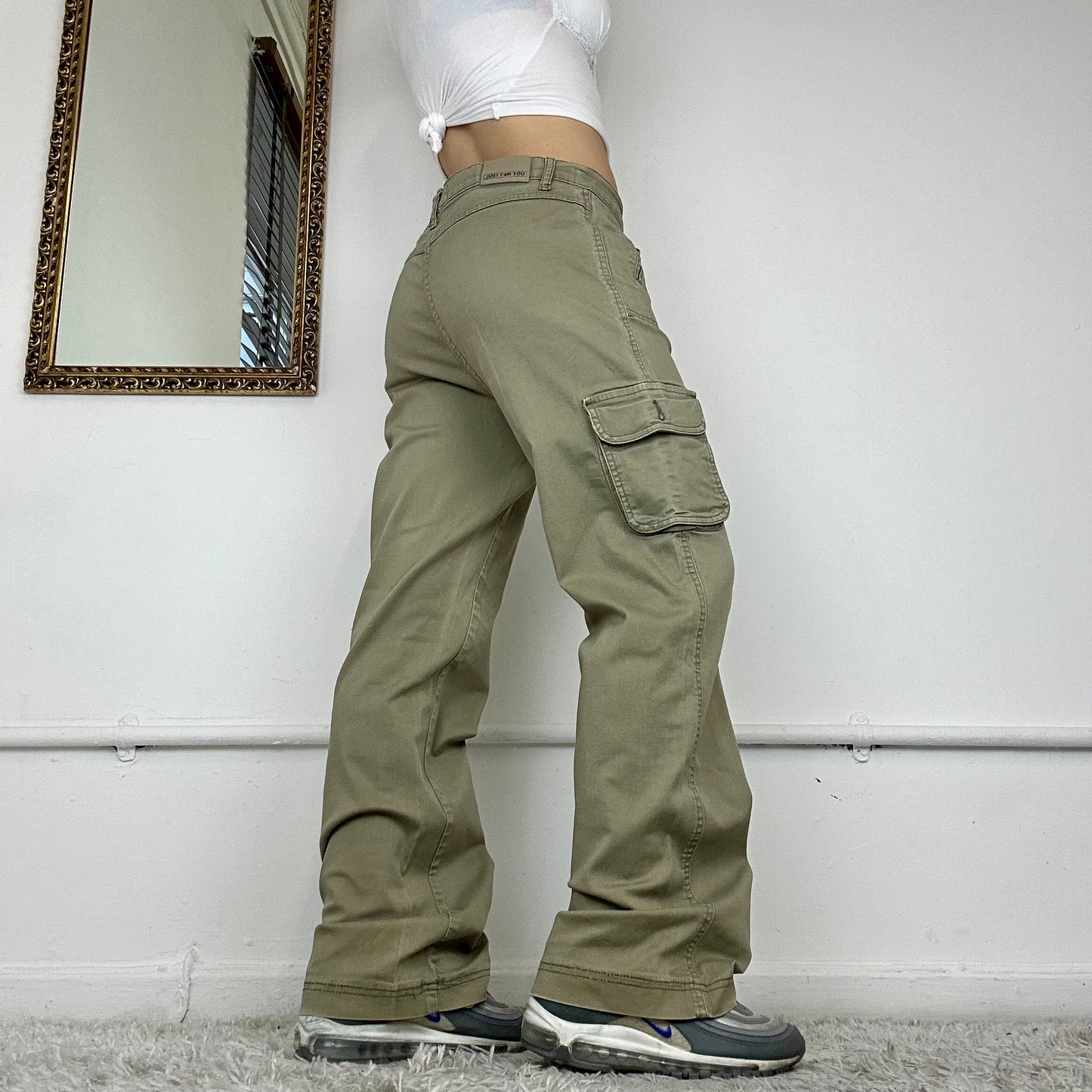 2000's wide leg cargo trousers