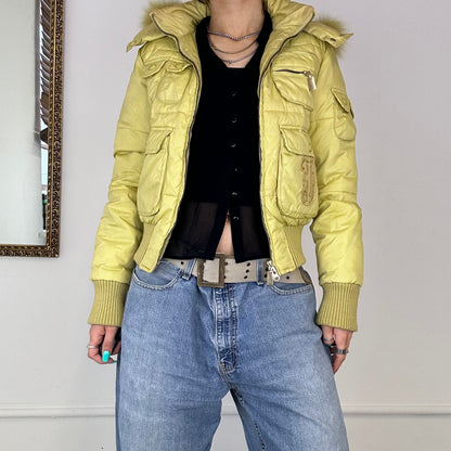 2000's puffer bomber jacket