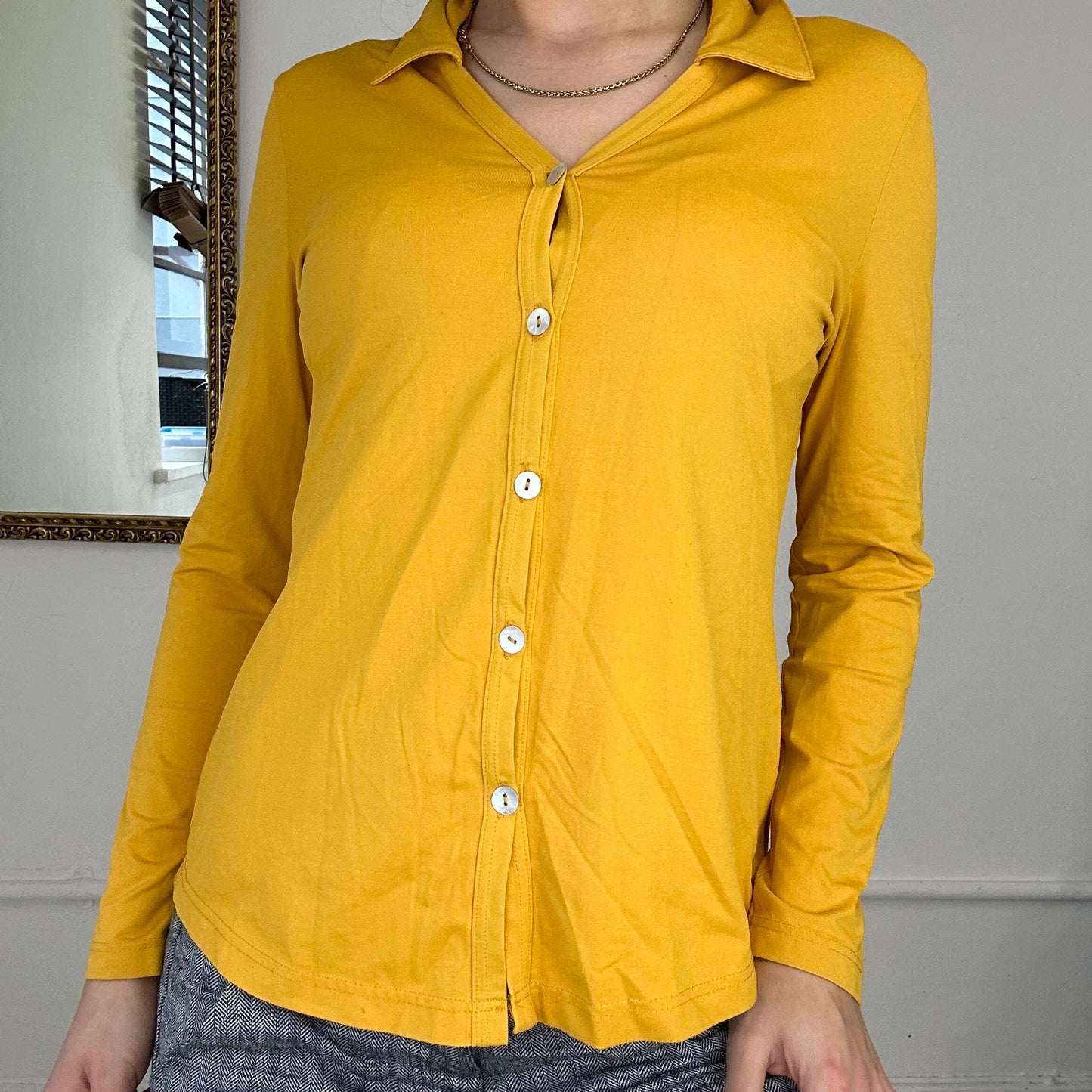 vintage yellow shirt