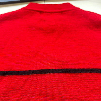 vintage red polo sport jumper