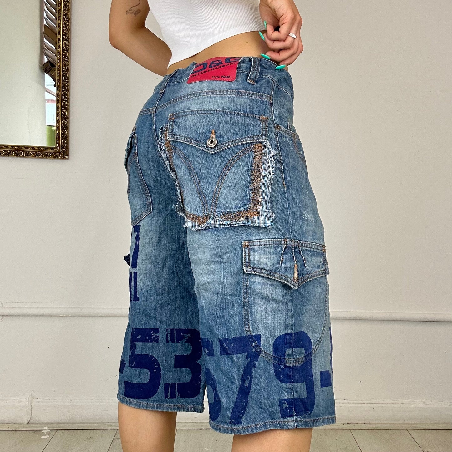 Dolce & Gabbana denim long shorts