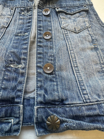 2000 denim waistcoat