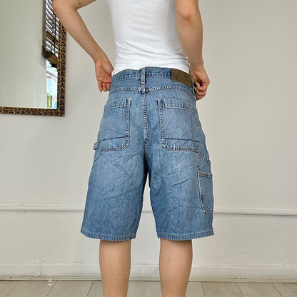 blue denim shorts by nautica jeans