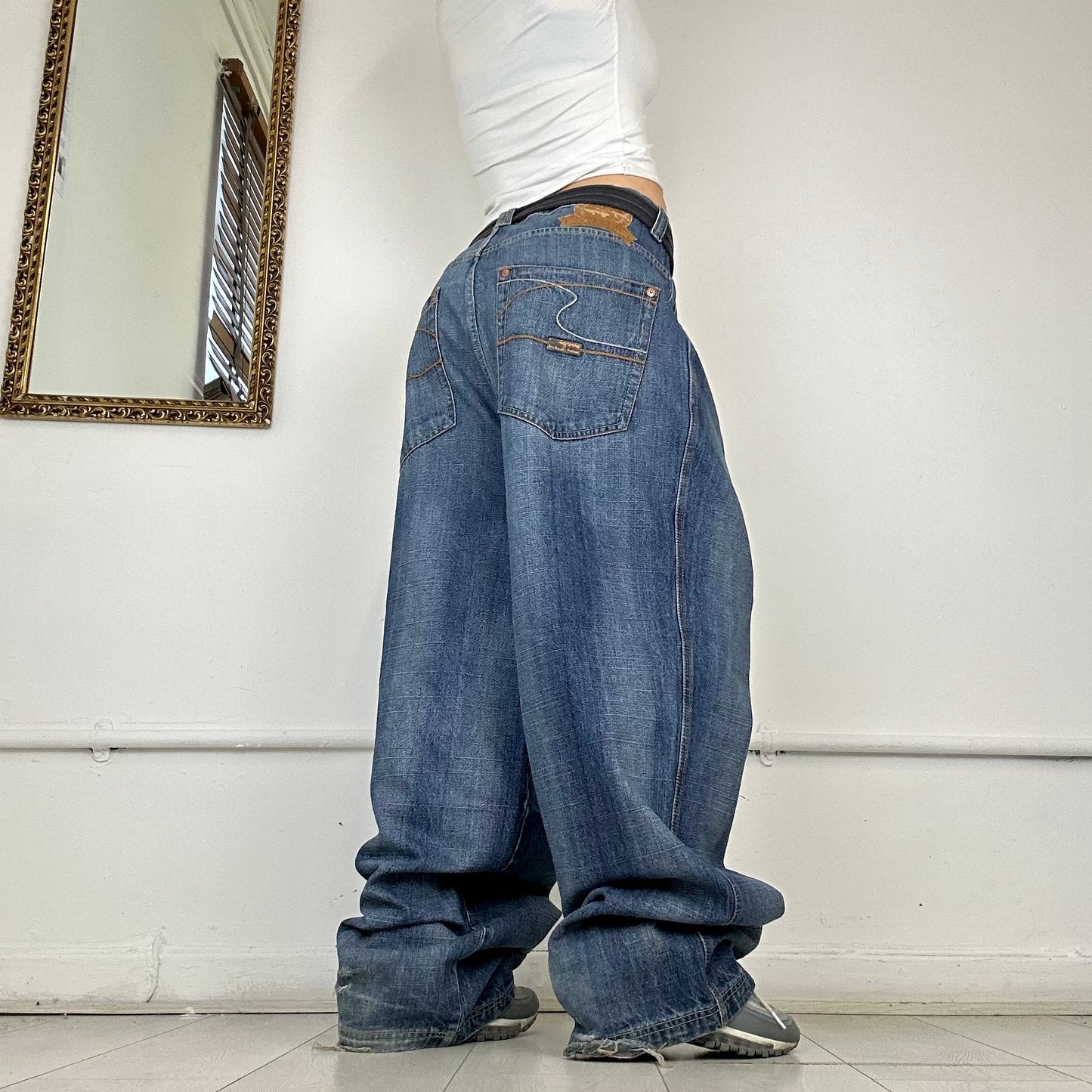 vintage baggy jeans by bare fox