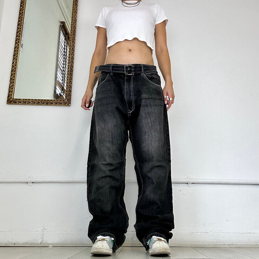 vintage black baggy jeans