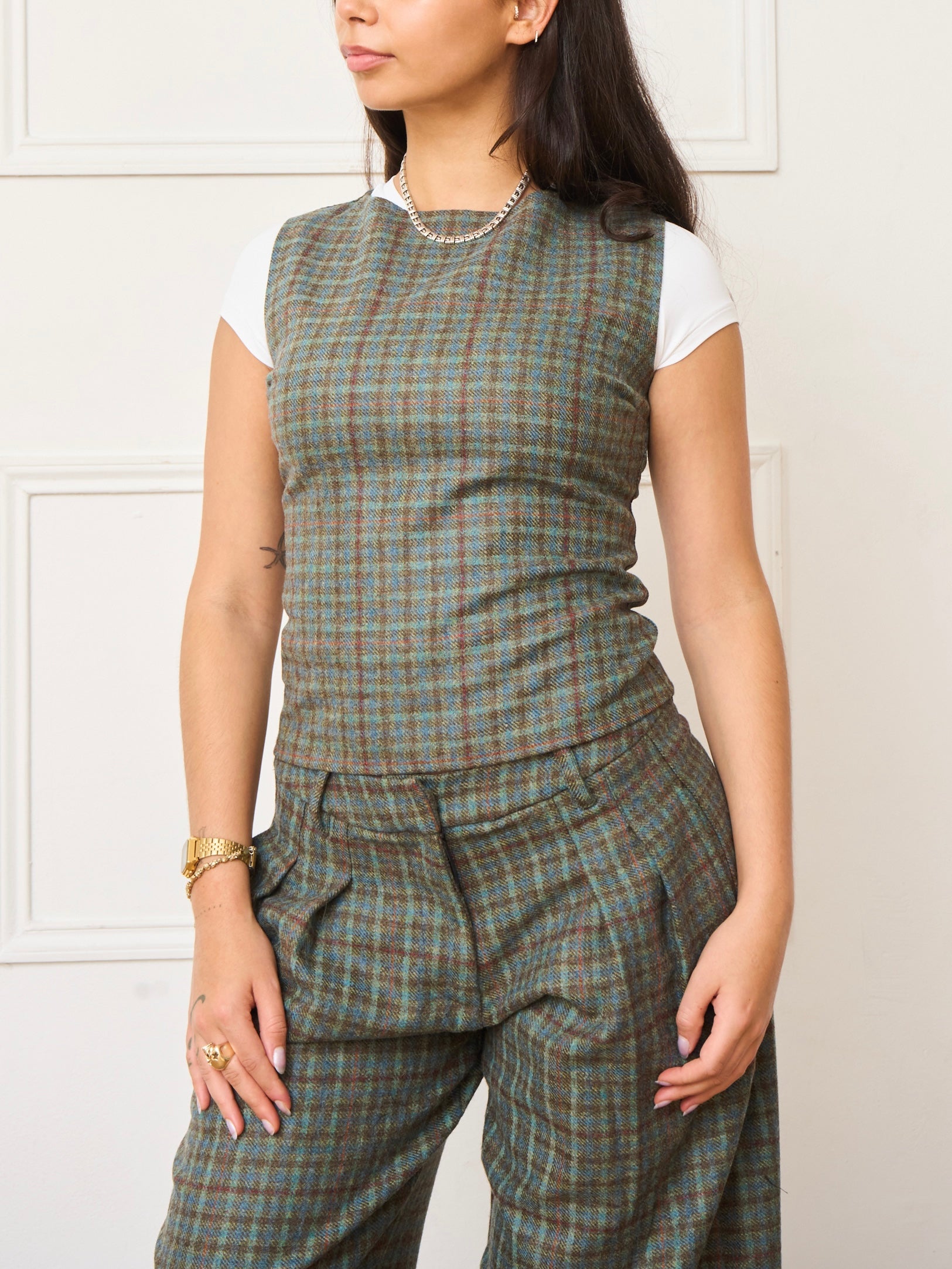 charlie top - cedar wool