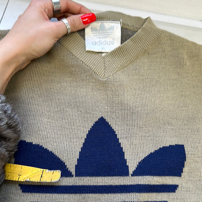 vintage adidas knitted jumper