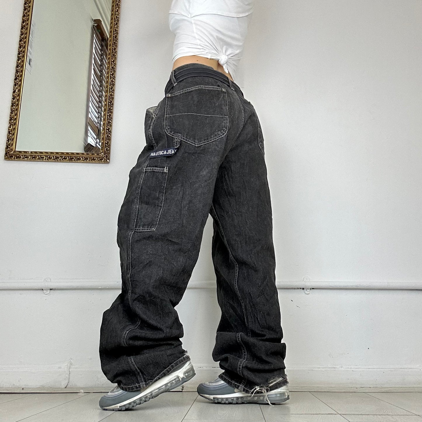 nautica baggy cargo jeans