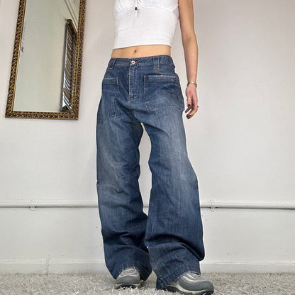 90's marlboro wide leg jeans