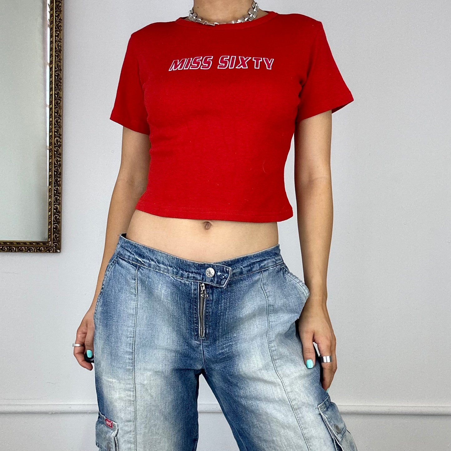 miss sixty red baby tee