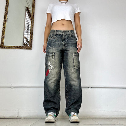 vintage wide leg jeans