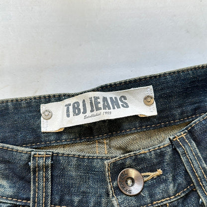 00s baggy dark wash jeans