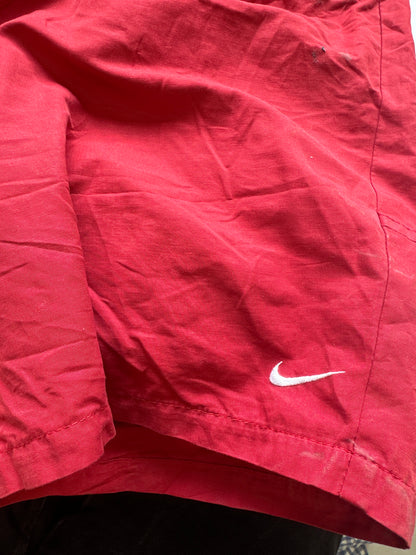 vintage red nike shorts