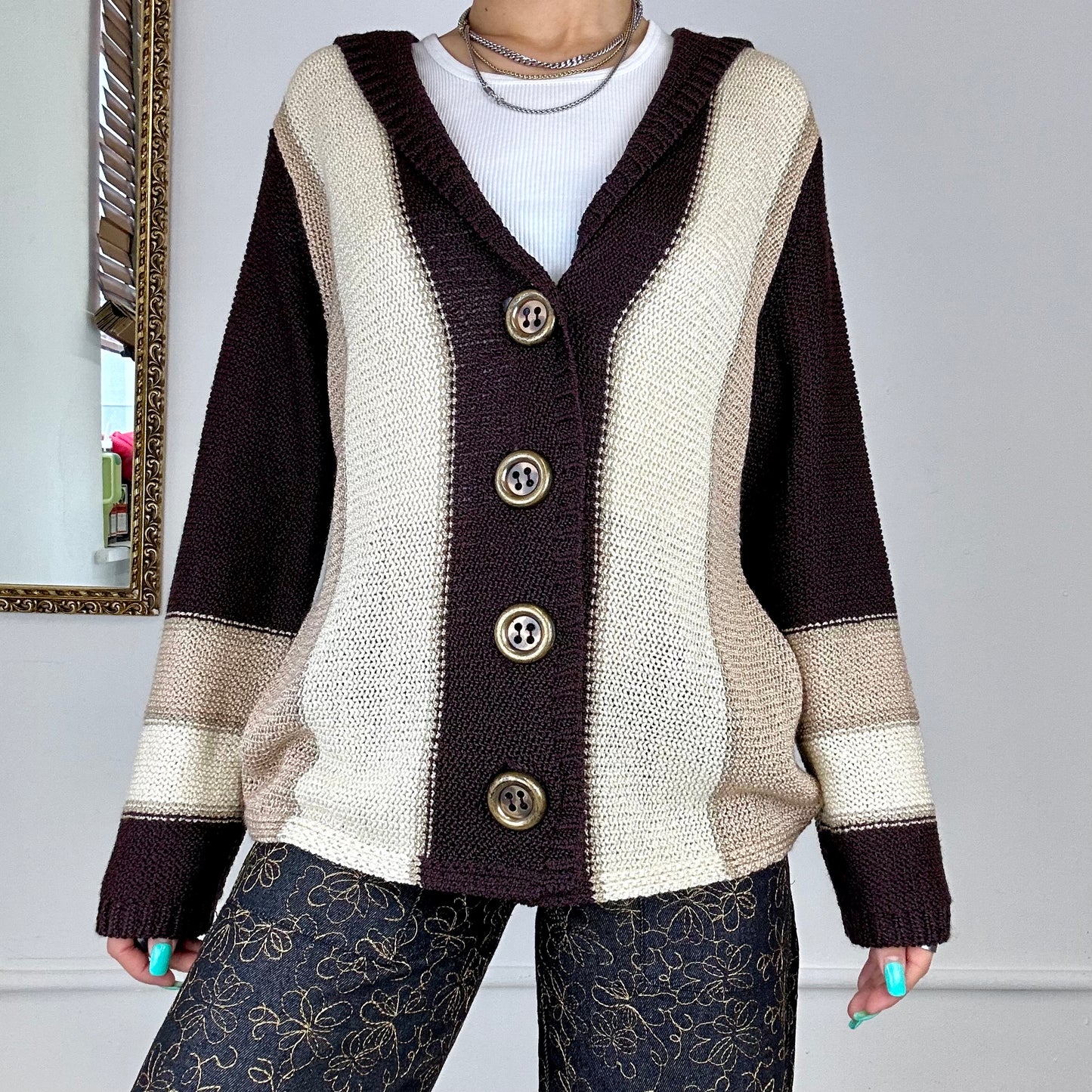 vintage knitted cardigan