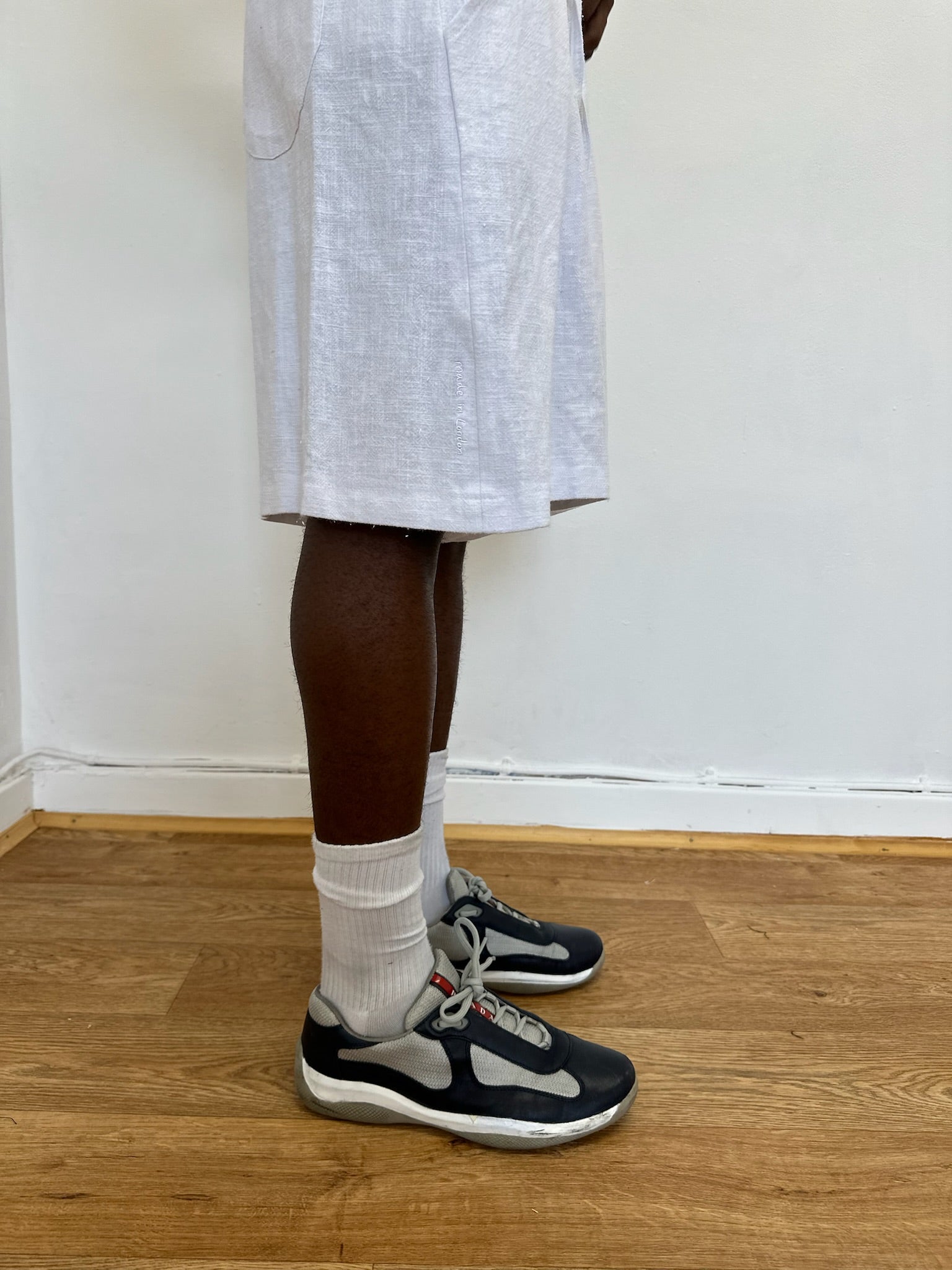 Lake Short - weißes Leinen