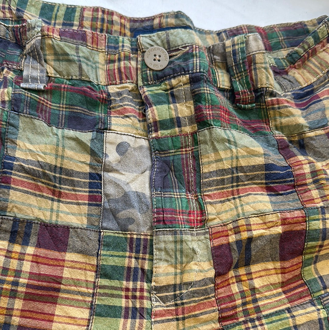 vintage checkered tommy hilfiger shorts