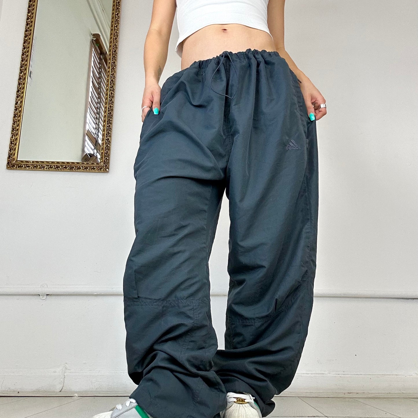 00's baggy adidas cargo trousers