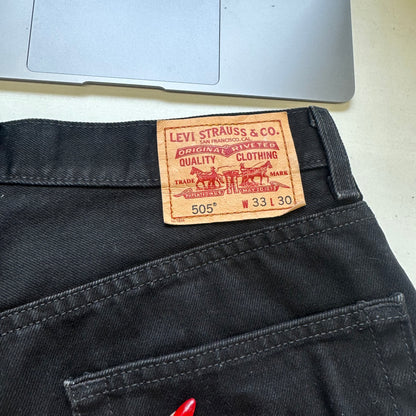 vintage levi's 505 black jeans