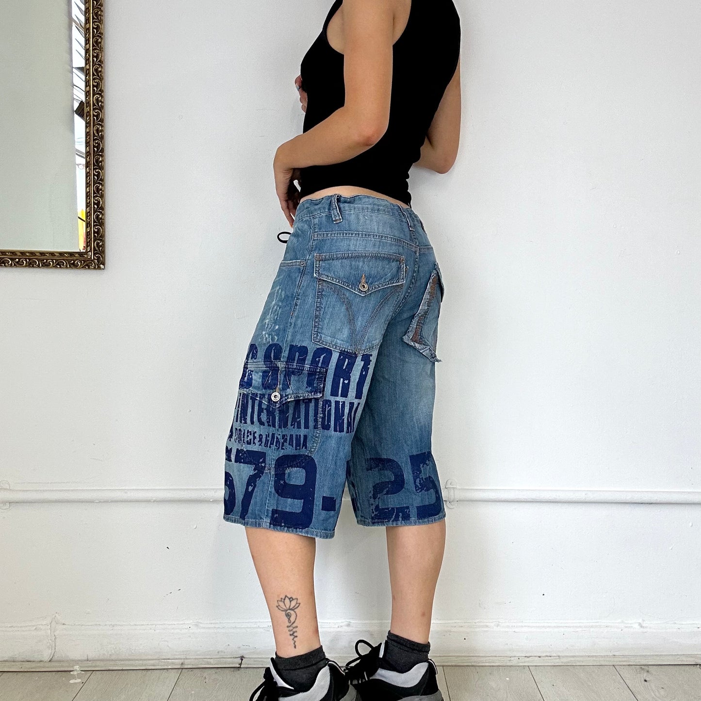 vintage dolce & gabbana denim shorts