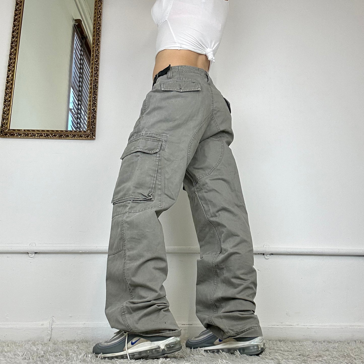 vintage baggy cargo trousers